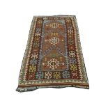 2 Rugs - 1 Turkish Kilim, 1.80m x 1.10m and 1 Afghan rug, 1.07m x 0.99m.