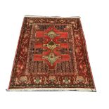 Persian Senneh rug, 1.35m x 1.17m, condition rating A