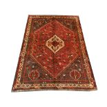 Persian Qashqai rug, 2.12m x 1.47m. Condition rating A.