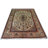 Persian meshed carpet, 3.15 x 2.40m. Condition rating A/B.