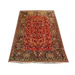 Persian meshed rug, 2.00m x 1.30m. Condition rating A.