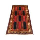 Persian Lori rug, 2.08m x 1.32m. Condition rating B.