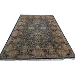 Blue ground, Indian carpet, 4.01 x 2.99m. Condition rating A.