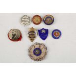 Co-operative silver and enamel badges and other ba