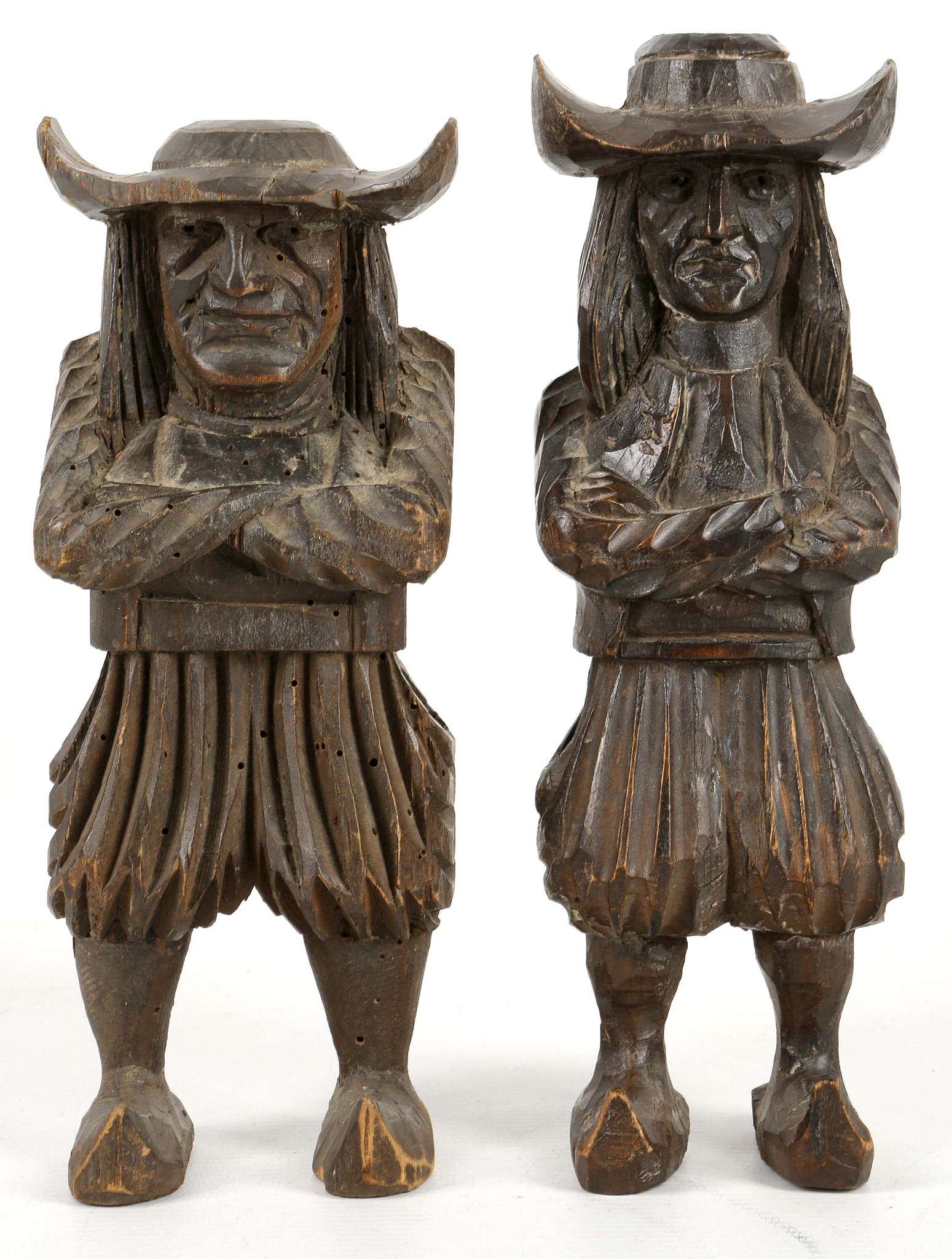 A pair of 19th century Black Forest style novelty