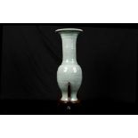 A CHINESE LONGQUAN CELADON YENYEN VASE.Ming Dynas