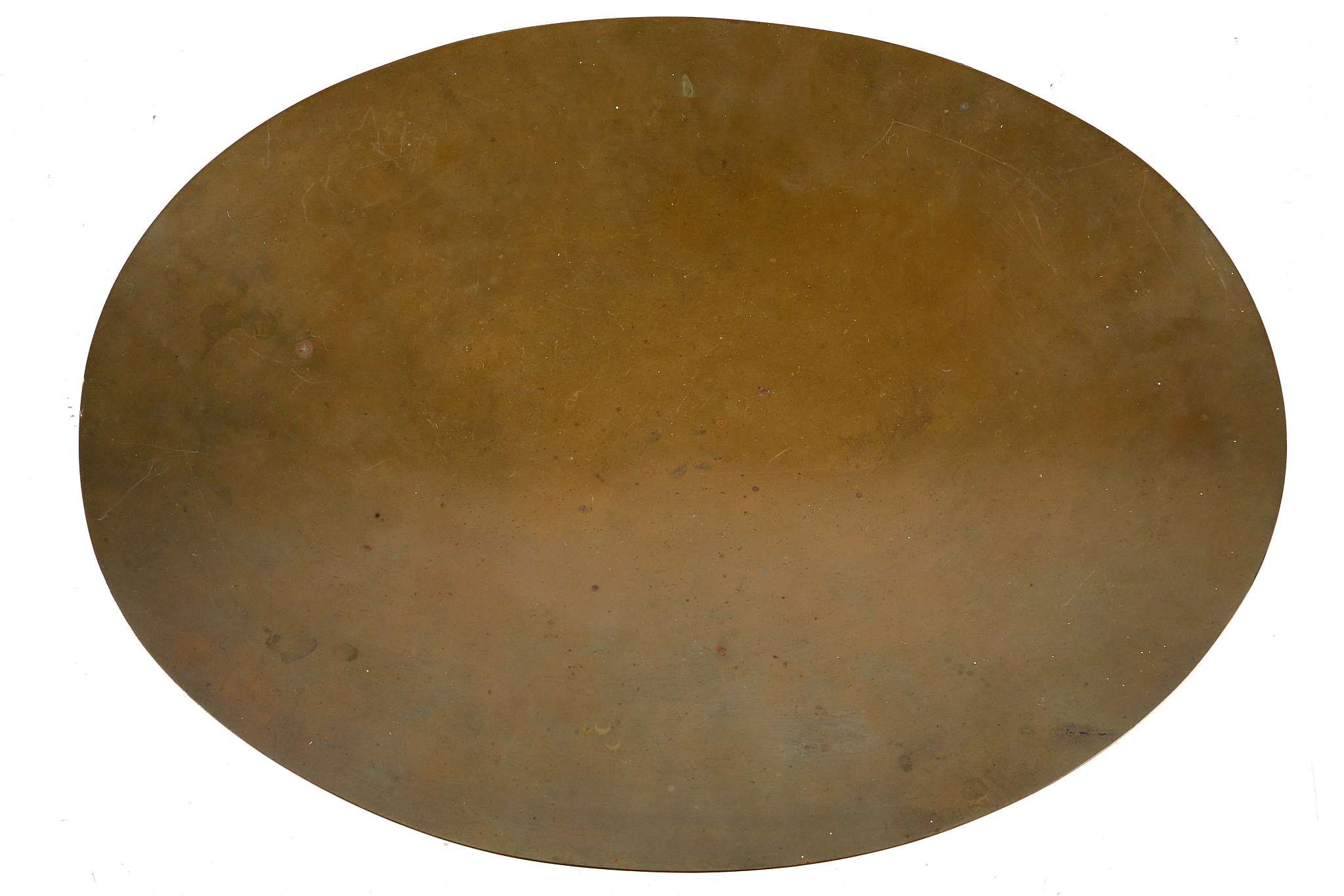 A NELSON ART NOUVEAU HAMMERED COPPER DISH, circa 1920, oval form raised on a stylised foot, - Image 4 of 6