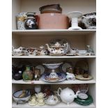 A good collection of antique and vintage pottery a