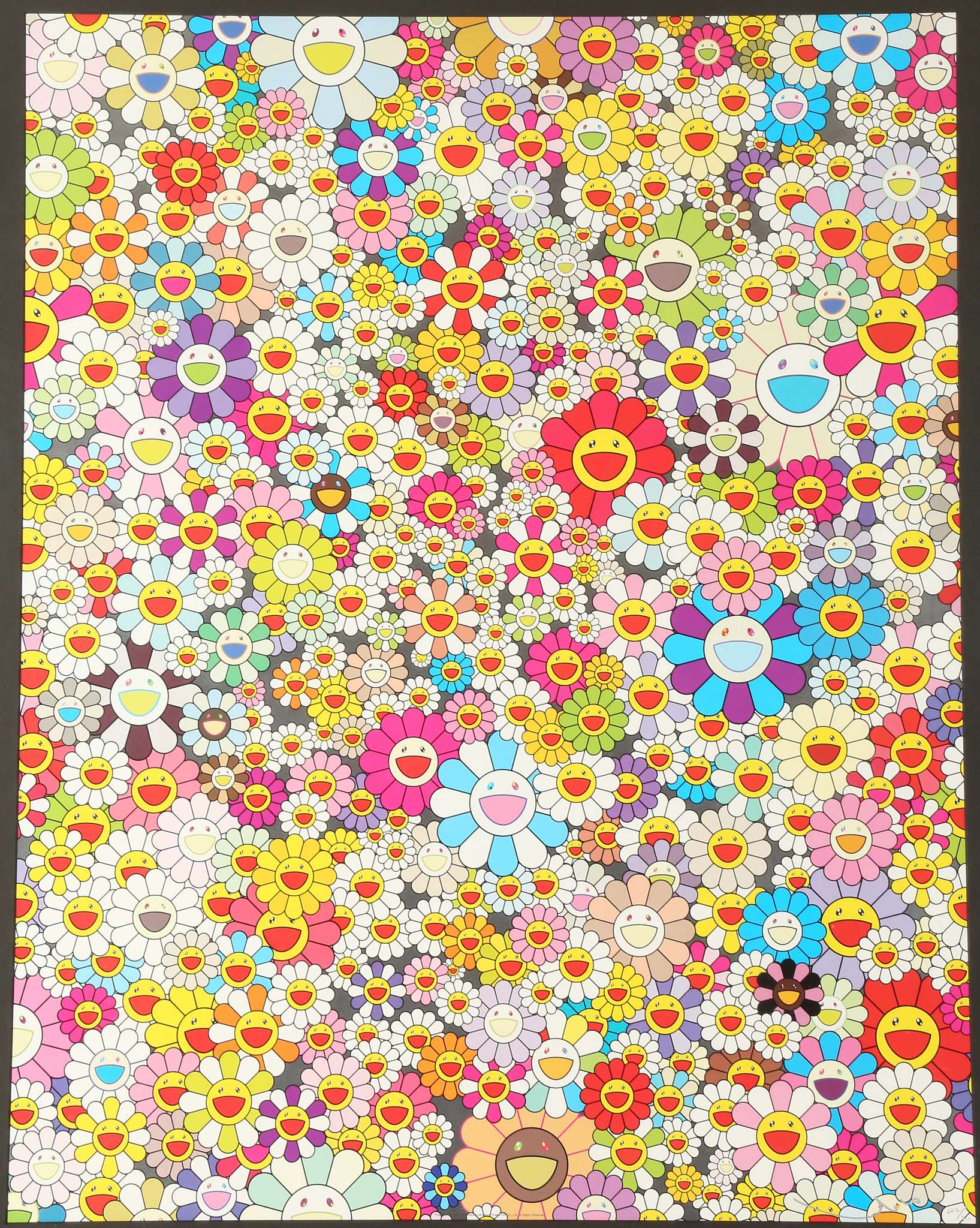 TAKASHI MURAKAMI (JAPANESE, b.1962), 'POPROKE FOREST', 2011, lithograph in colours with cold - Image 2 of 6