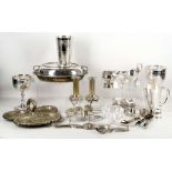 A collection of good silver plated items to includ
