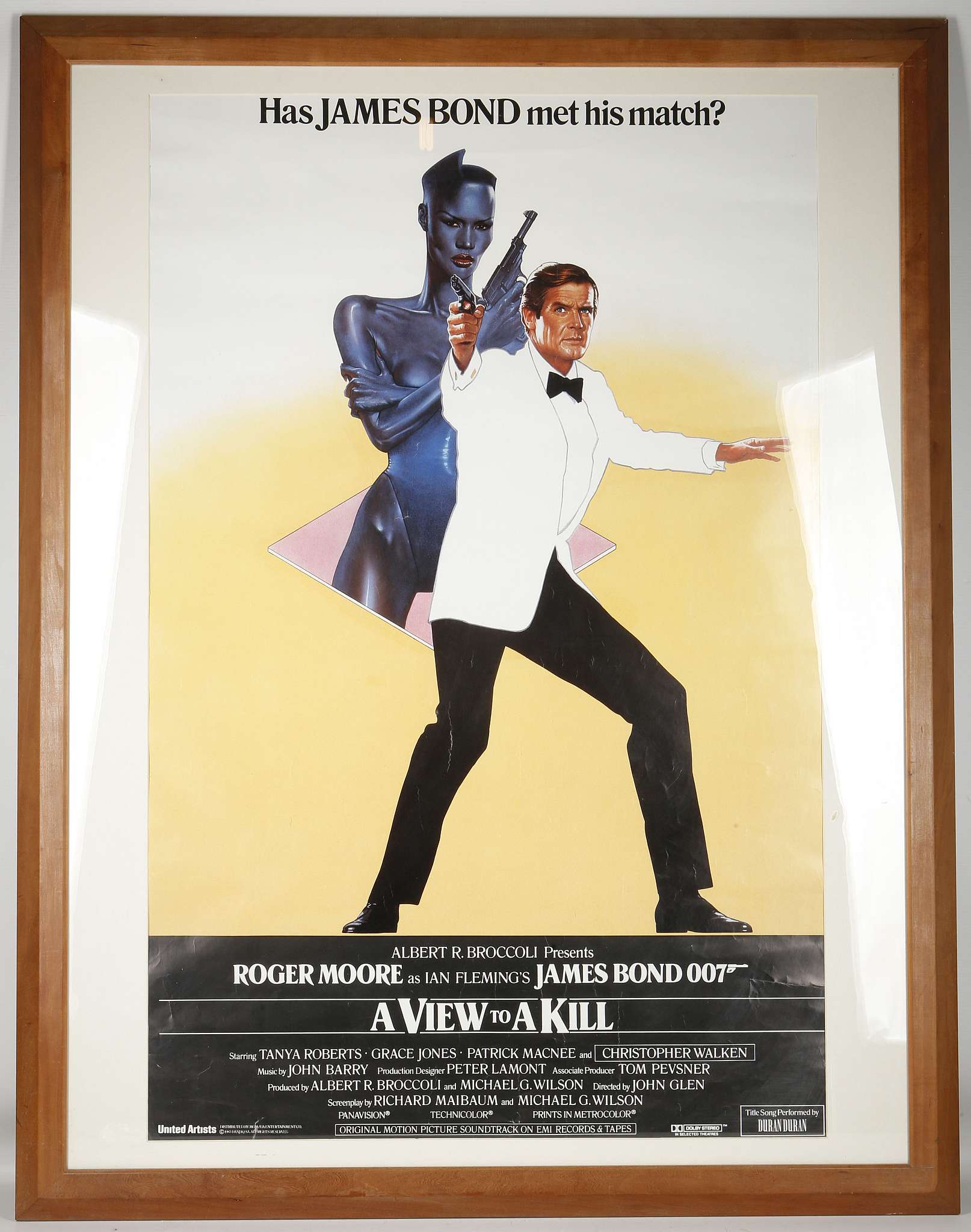 James Bond, 'A View to a Kill, movie poster, distr