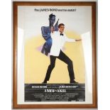 James Bond, 'A View to a Kill, movie poster, distr