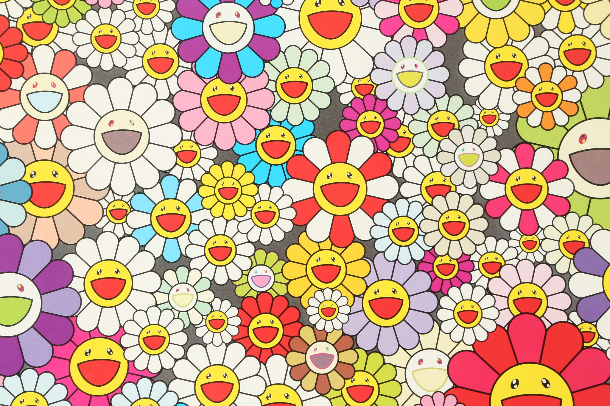 TAKASHI MURAKAMI (JAPANESE, b.1962), 'POPROKE FOREST', 2011, lithograph in colours with cold - Image 3 of 6