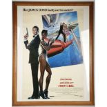 James Bond, 'A View to a Kill, movie poster, distr