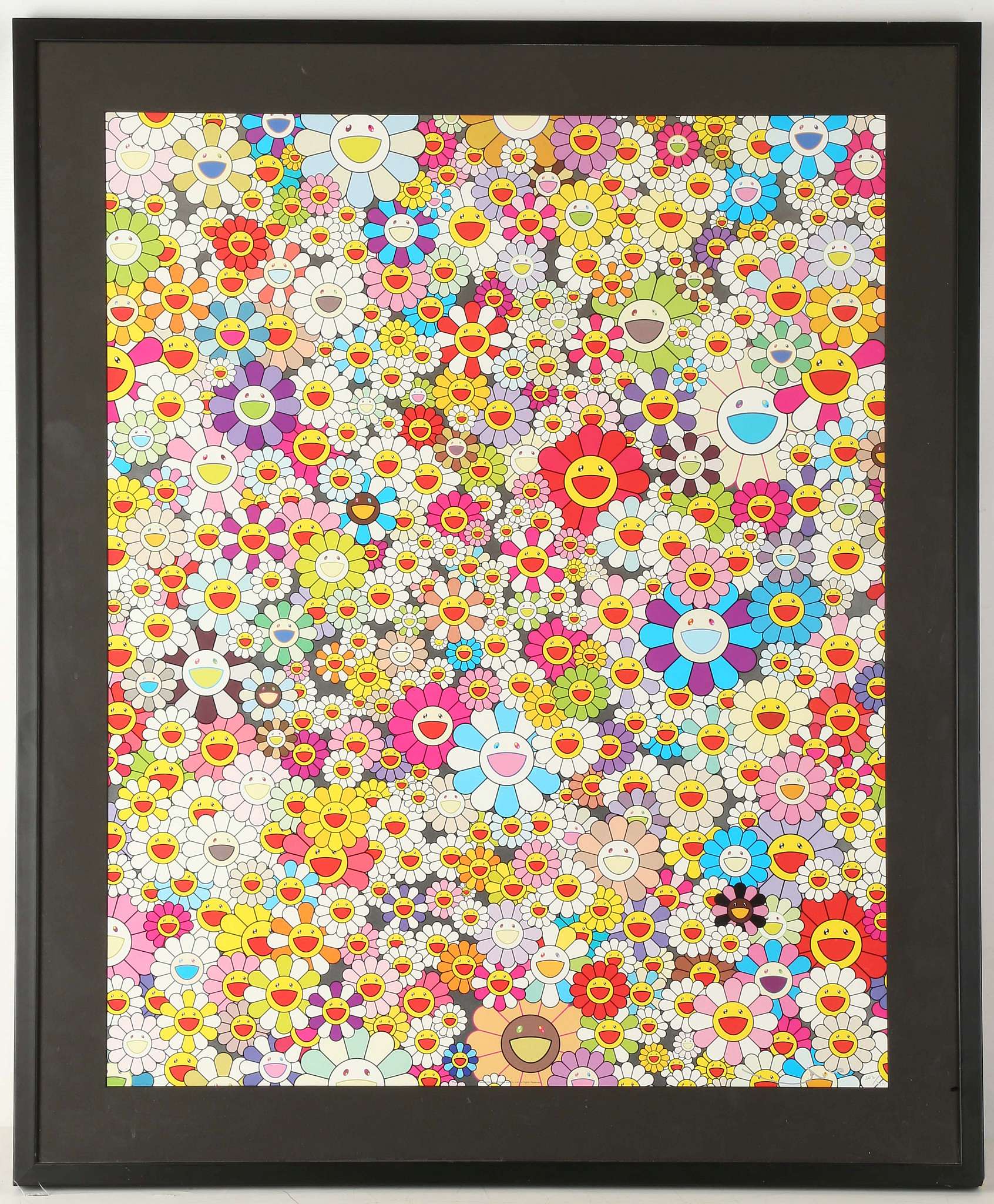 TAKASHI MURAKAMI (JAPANESE, b.1962), 'POPROKE FOREST', 2011, lithograph in colours with cold