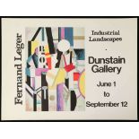 AFTER FERNAND LEGER, DUNSTAIN GALLERY 'INDUSTRIAL LANDSCAPES' EXHIBITION, mid/late 20th century,