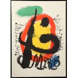 § JOAN MIRO (SPANISH 1893-1983), 'PEINTURES, MURALES', 1961, lithograph in colours, signed and