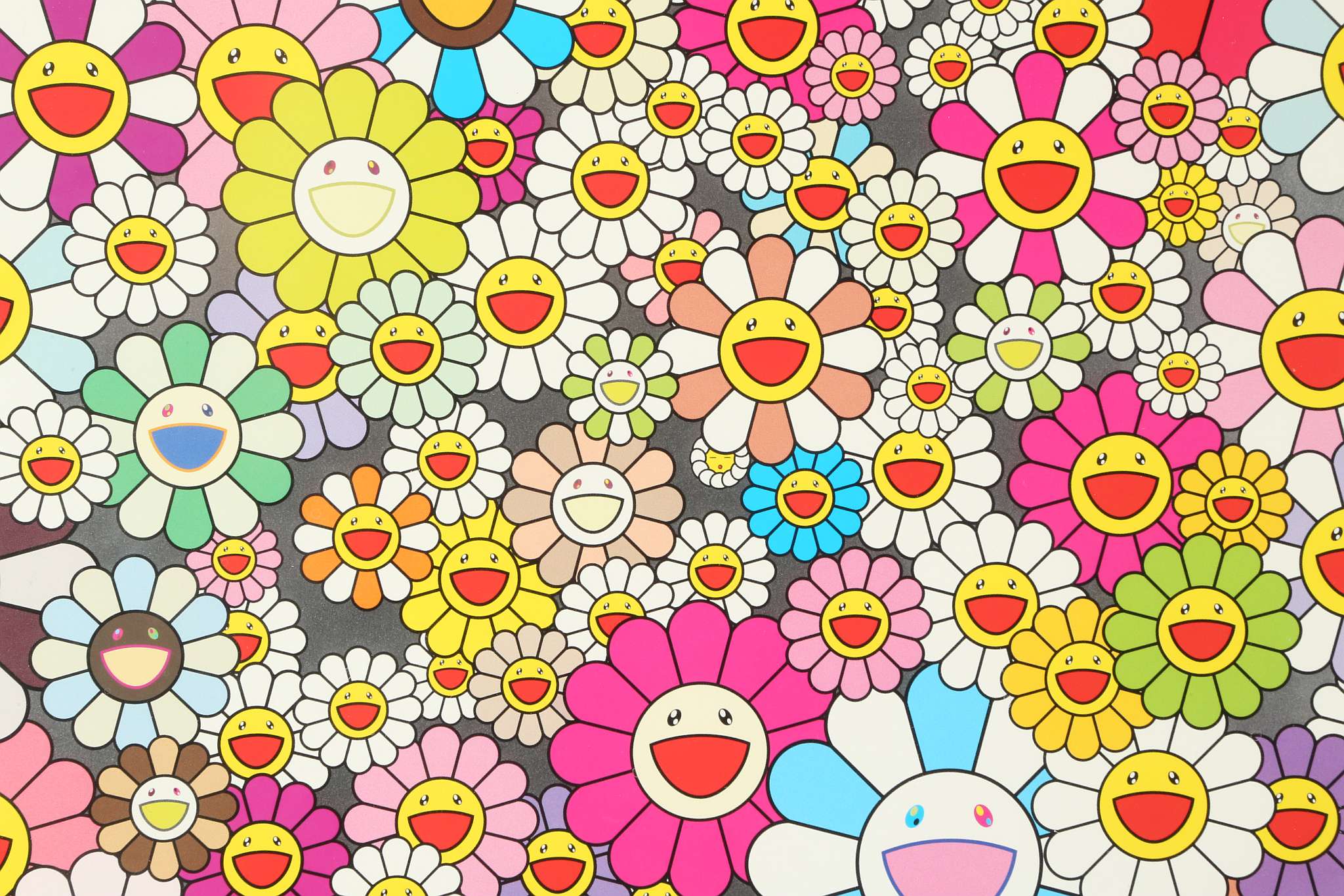 TAKASHI MURAKAMI (JAPANESE, b.1962), 'POPROKE FOREST', 2011, lithograph in colours with cold - Image 4 of 6