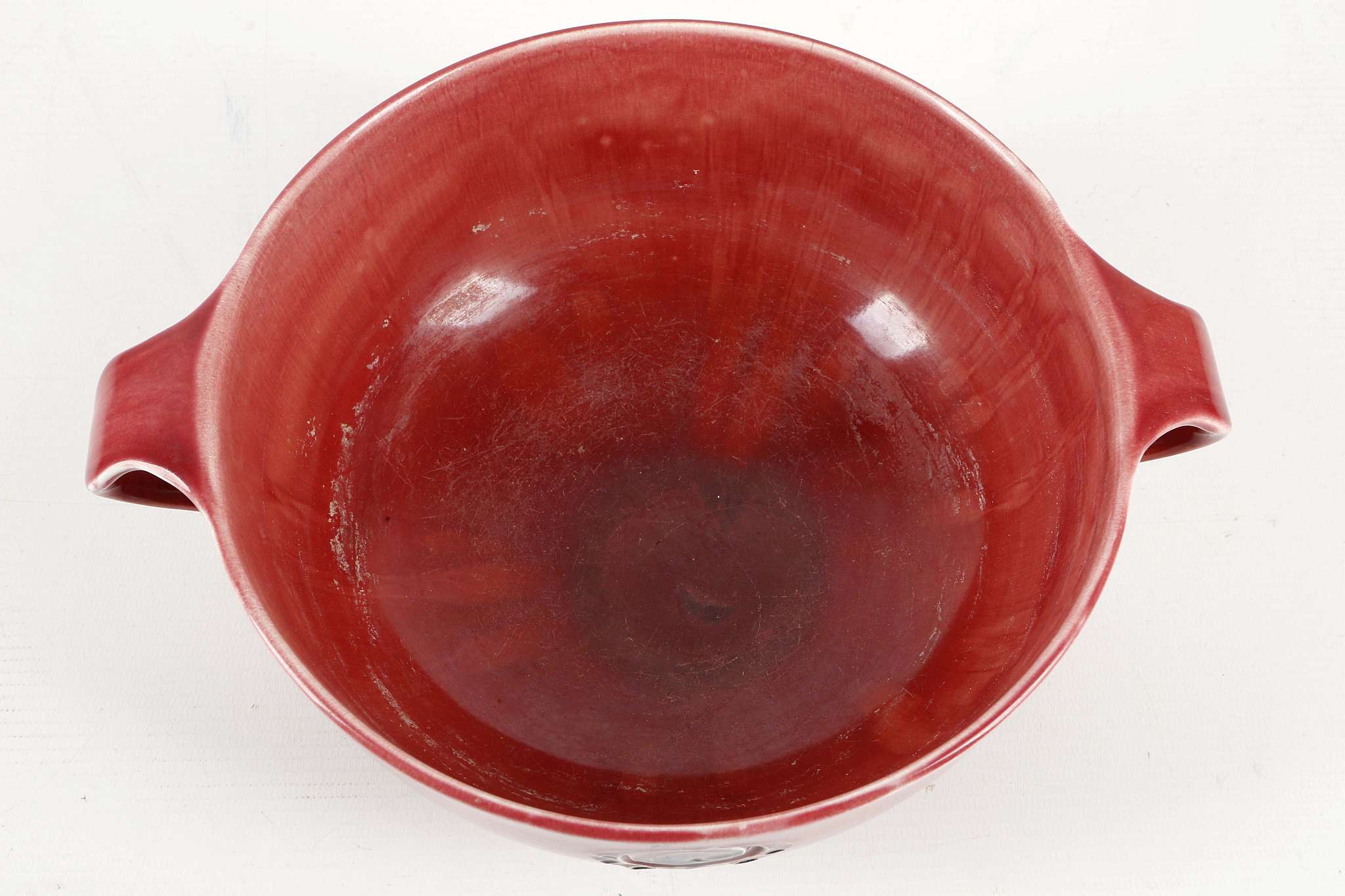 WILLIAM  MOORCROFT  FLAMMINIAN WARE BOWL, RETAILED BY LIBERTY & CO., early 20th century, circular - Image 4 of 6