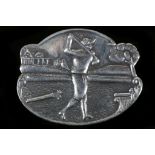 A continental sterling silver 925 novelty golfing