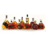 Cognac collection - Camus XO 35cl x 3, Courvoisier