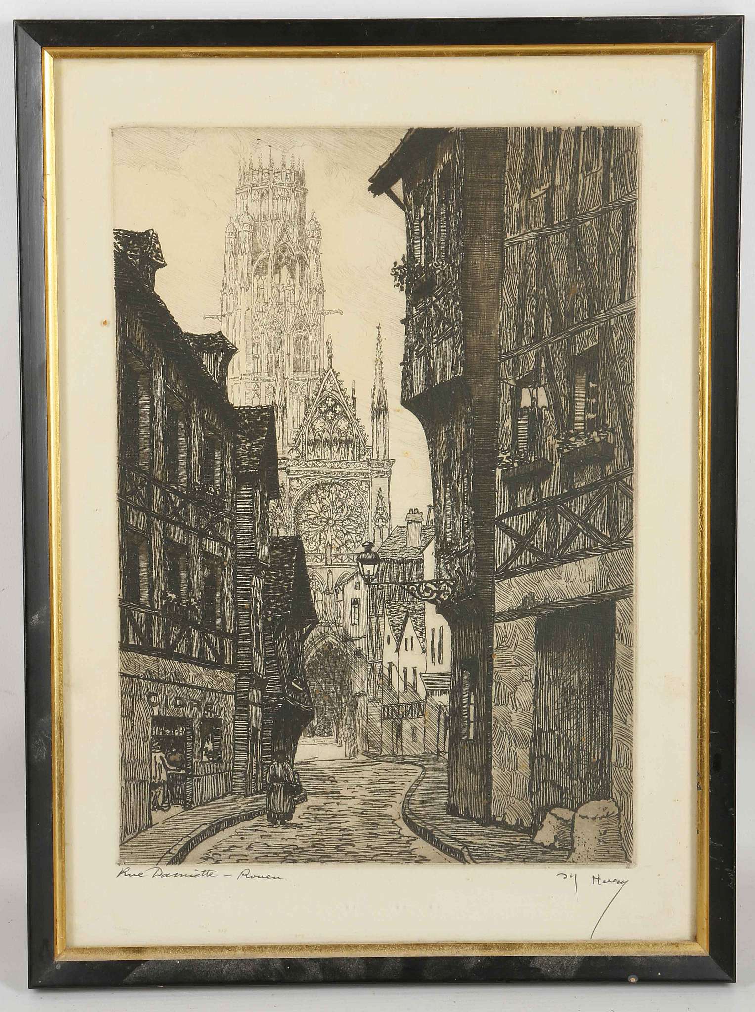 EDOUARD LOUIS AFFLECK, English school. b.1874. Paris exhibitor, study of gondola and Venice - Image 3 of 6