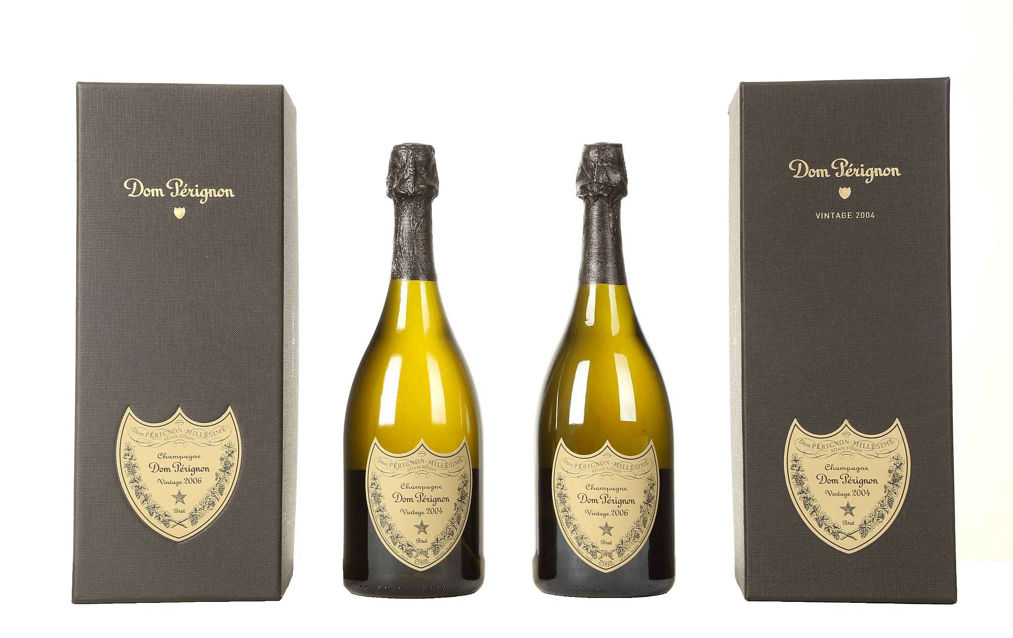 Dom Perignon 2004 & 2006 boxed (2)