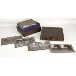 A collection of Great Wax bioscopic cards contained in a double spined book box. A good range of