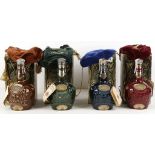 Chivas Royal Salute brown, emerald green, ruby red