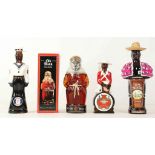 Rum specialty figure bottles with hats (4)