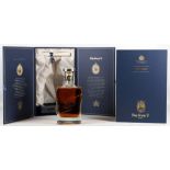 Johnnie Walker Blue Label, blended Scotch whisky, King George V editions, sealed, scroll, original