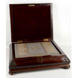 An impressive Victorian rosewood cased, leather bound presentation volume, created to celebrate