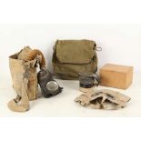 Military gas masks and WWI copy gas overhood (4)