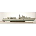 Royal Navy Interest; Scratch-built wooden scale mo