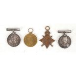 WWI 4 medal group of 1914/15 Star, British War & V