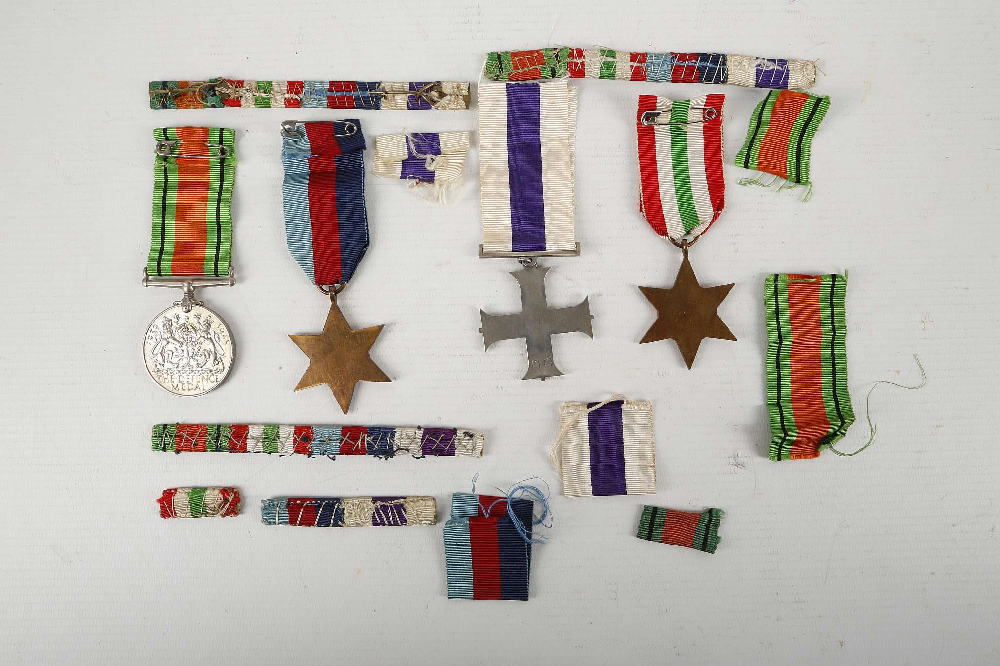 Military Cross WWII medal group GVI 1945, awarded - Image 2 of 5