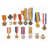 WWI medals awarded to East Surrey and Essex Regime