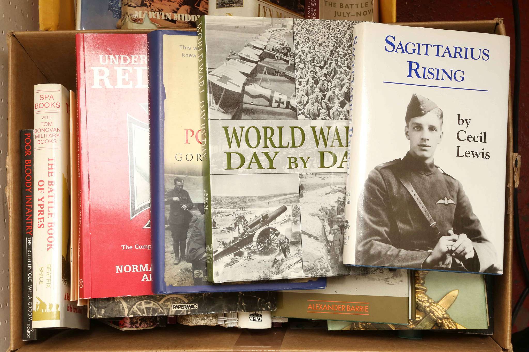 WWI books on the Somme, Ypres Passchendaele, Red B - Image 2 of 3