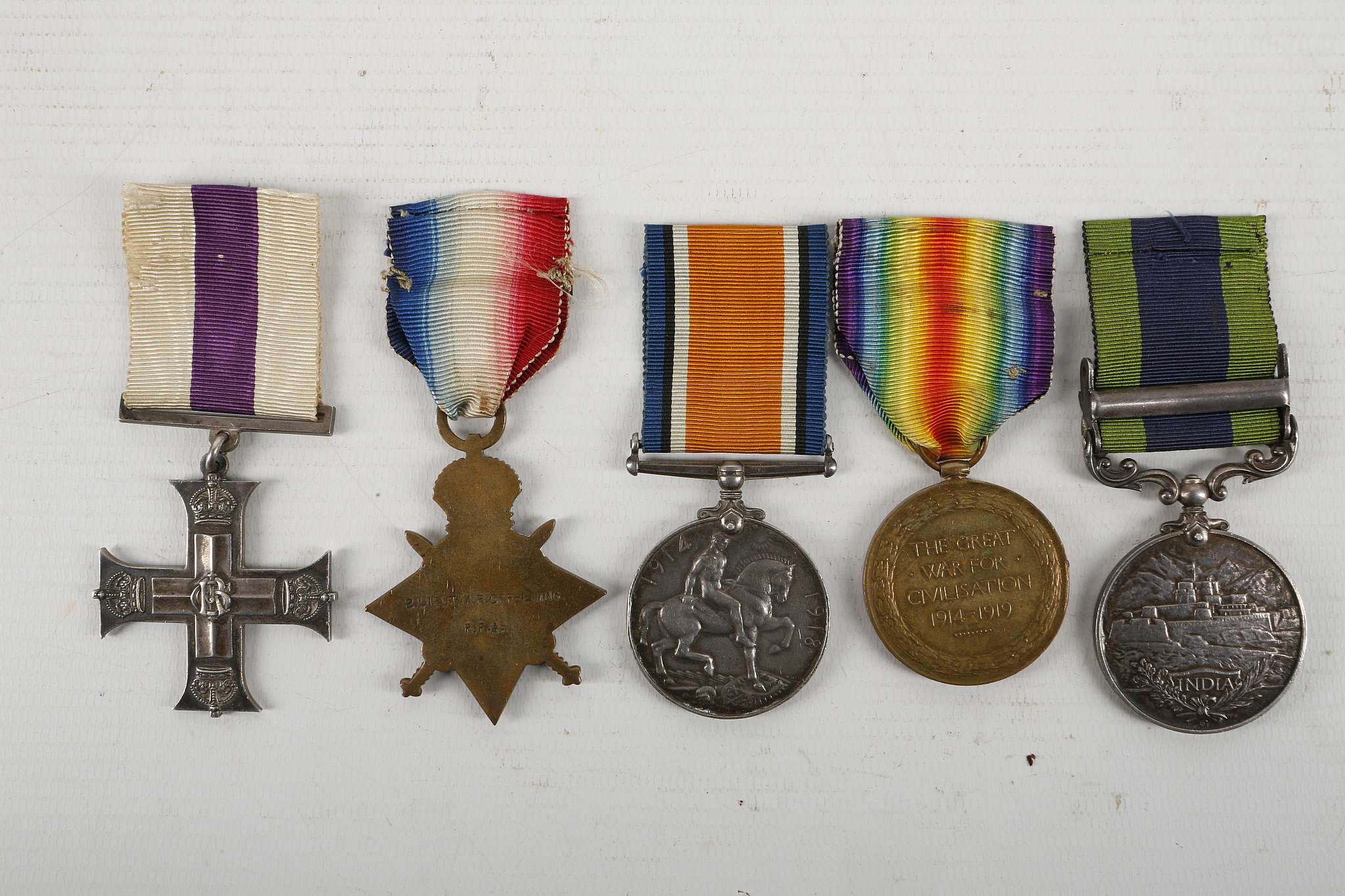 WWI Military Cross Officer's medal group, awarded - Image 2 of 2
