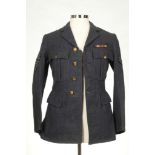 1942 dated RAF Corporal's tunic and trousers, bras