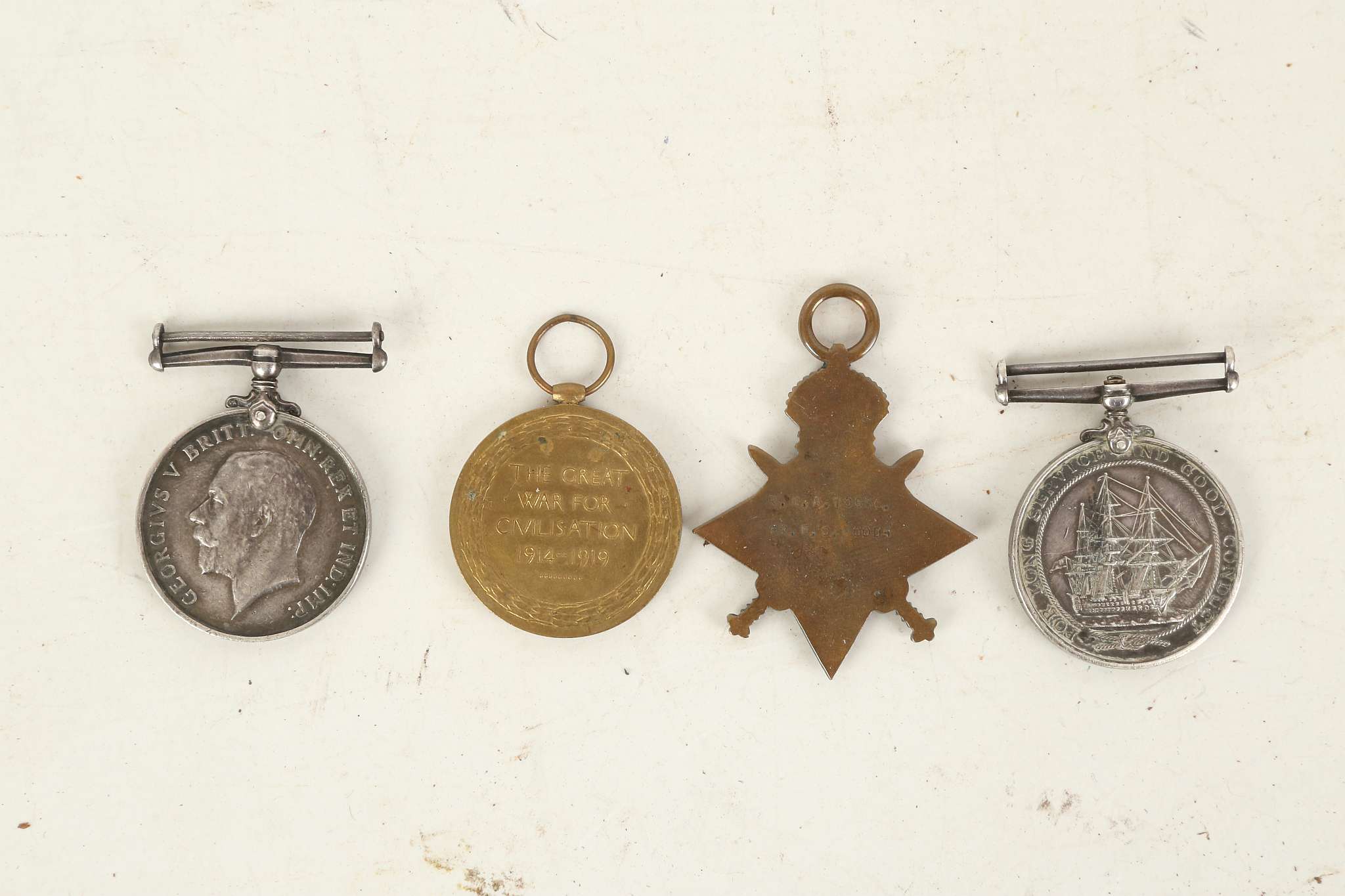 WWI 4 medal group of 1914/15 Star, British War & V - Image 2 of 2