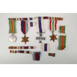 Military Cross WWII medal group GVI 1945, awarded