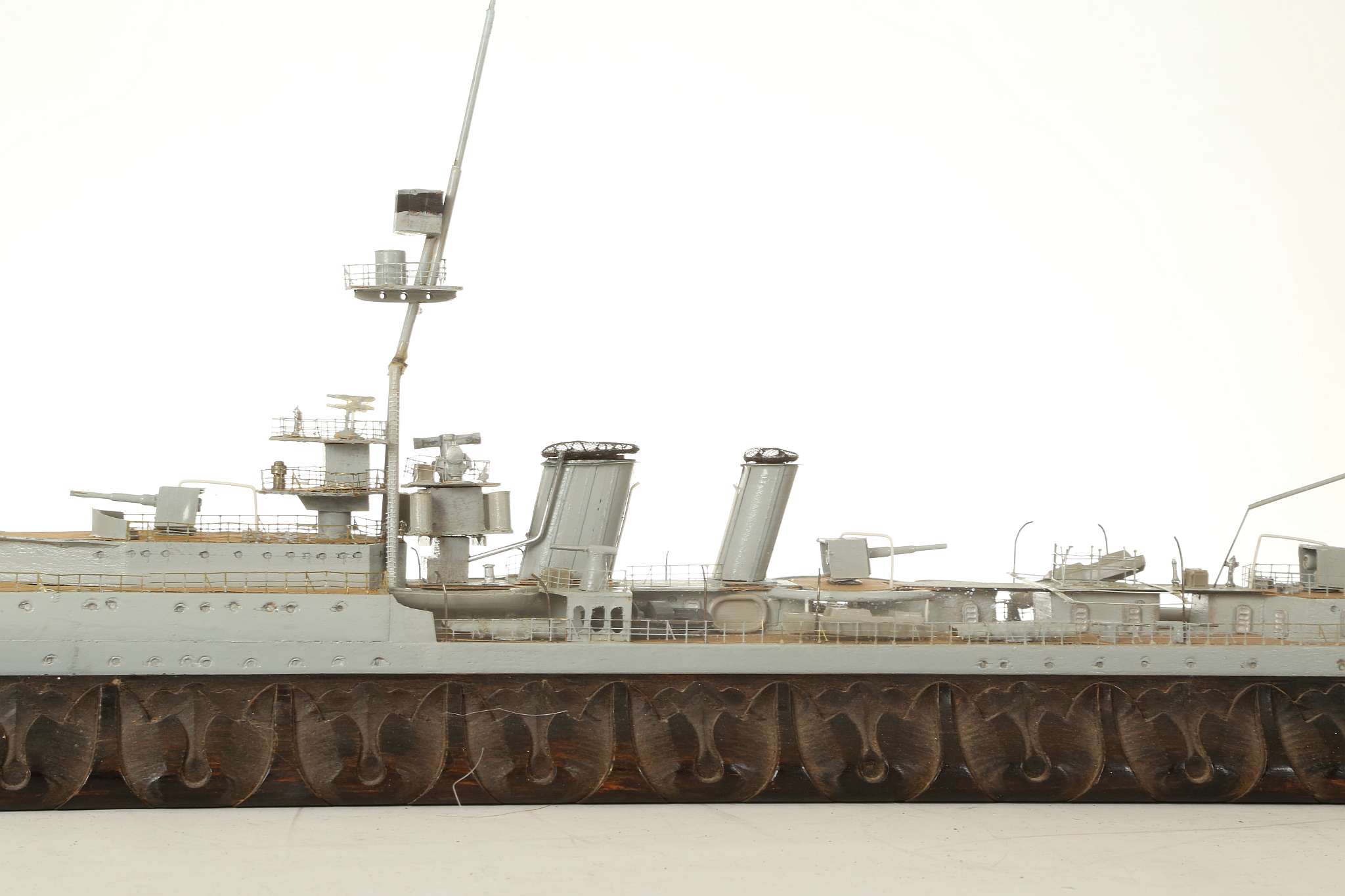 Royal Navy Interest; Scatch built waterline wooden - Image 4 of 9