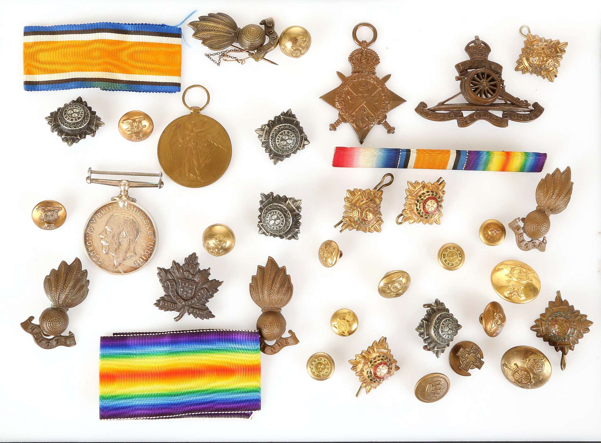 WWI Officer's 1914 medal trio awarded to Hon. Capt