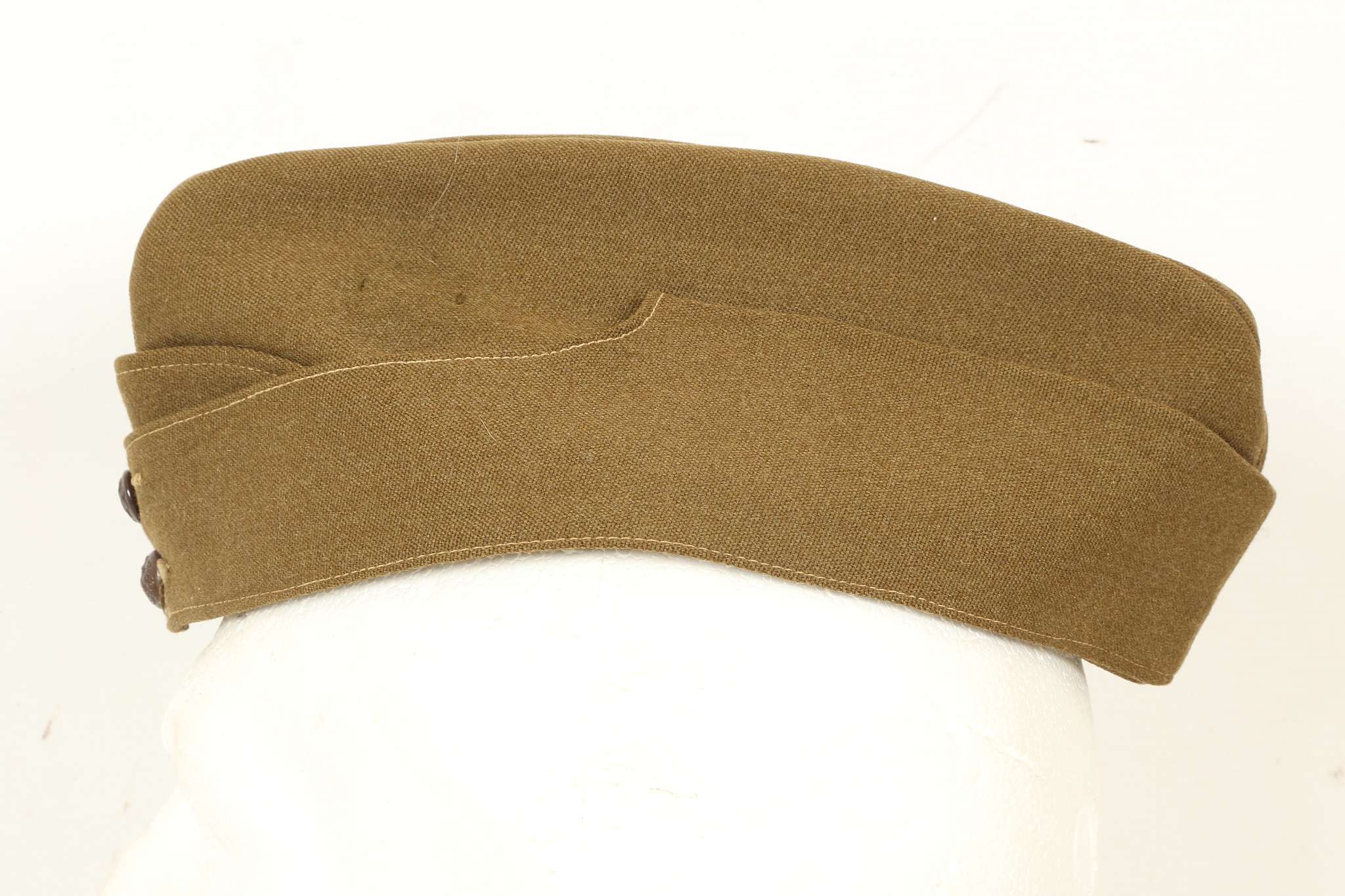 British Army WWII side caps; Officer's private pur - Image 3 of 8