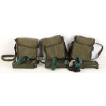 3 x Army field telephones c.1970, S.G.B.C. Racal m