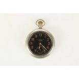 A WWI era military issued open faced pocket watch