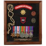 Coldstream Guards WWII medal group, awarded to Gua