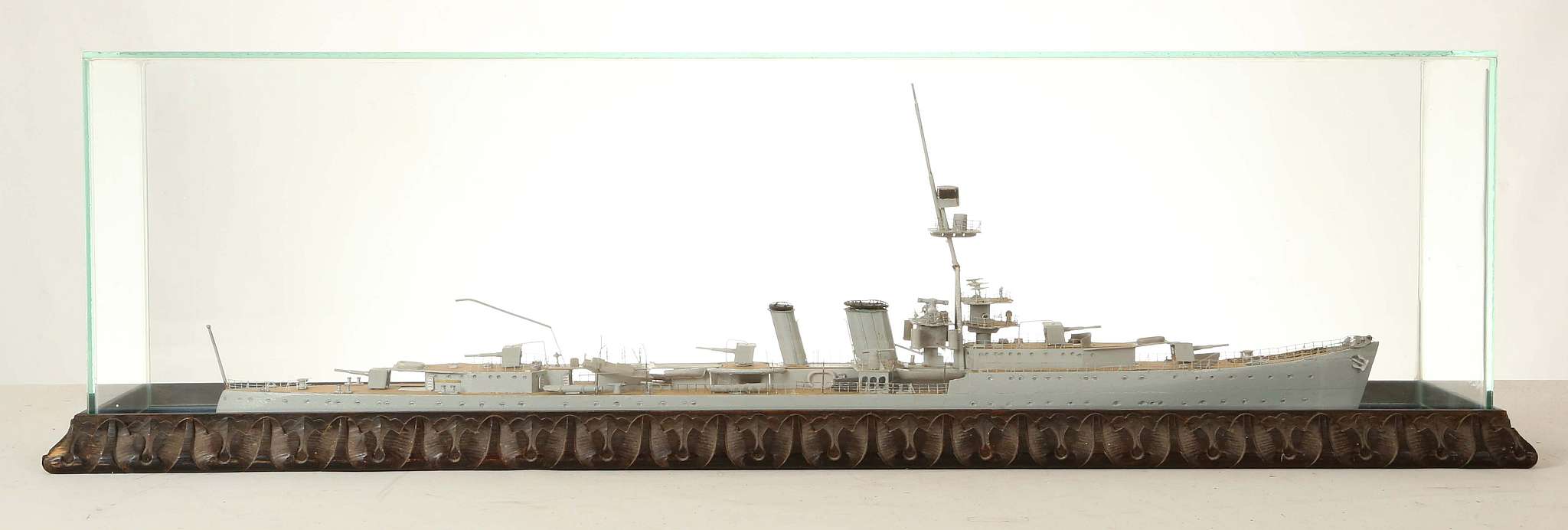 Royal Navy Interest; Scatch built waterline wooden - Image 8 of 9