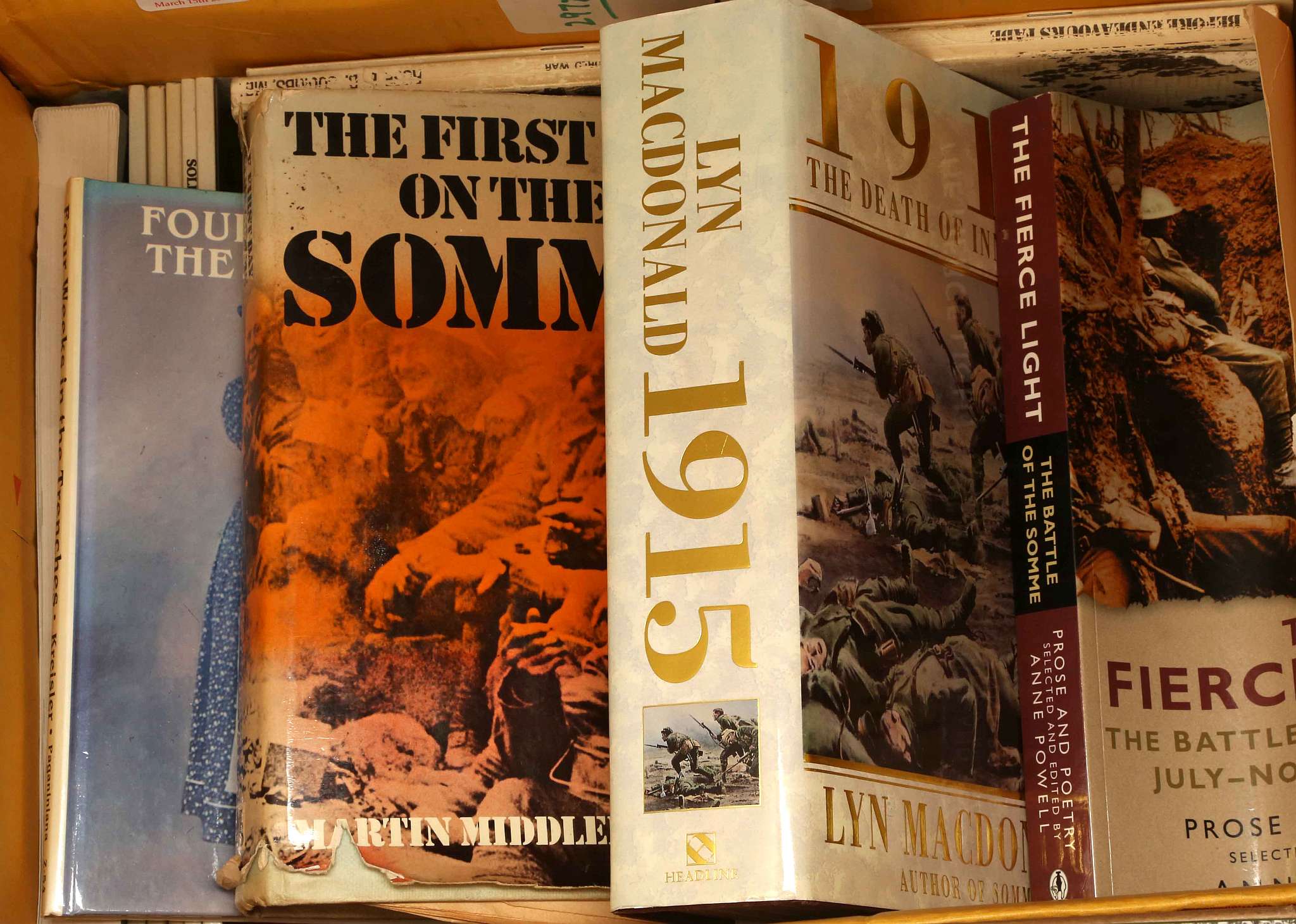 WWI books on the Somme, Ypres Passchendaele, Red B - Image 3 of 3